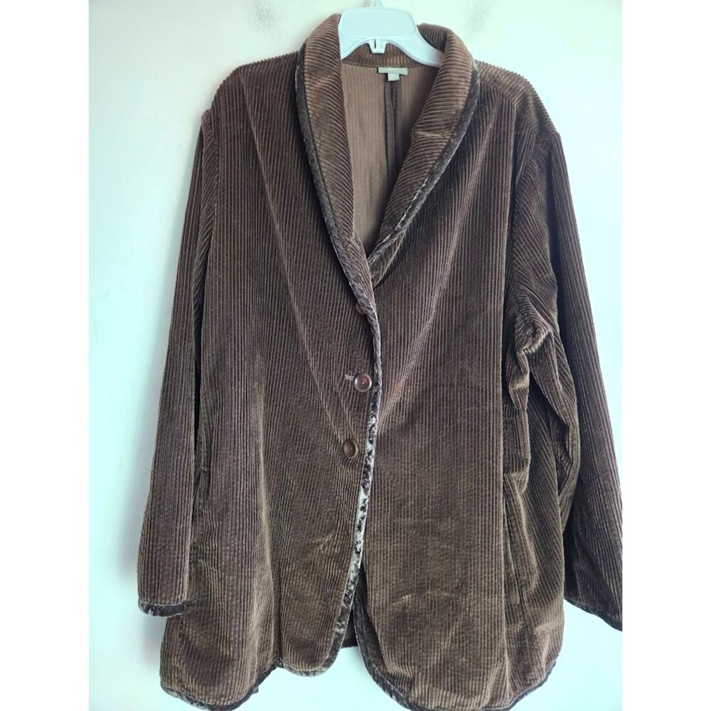 J. Jill Brown Corduroy Blazer